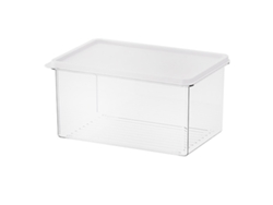 Recipiente Para Almacenar Alimentos Con Tapa De Cierre Hermético, Apilable, Transparente, Para La Preparación De Comidas.
