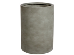 Jarrón Beliani Eucommia Mgo gris 36x36x51