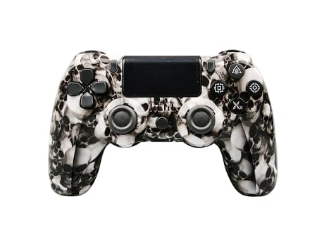 Mando PS4 KINSI Doble Vibración Calaveras (Inalámbrico)