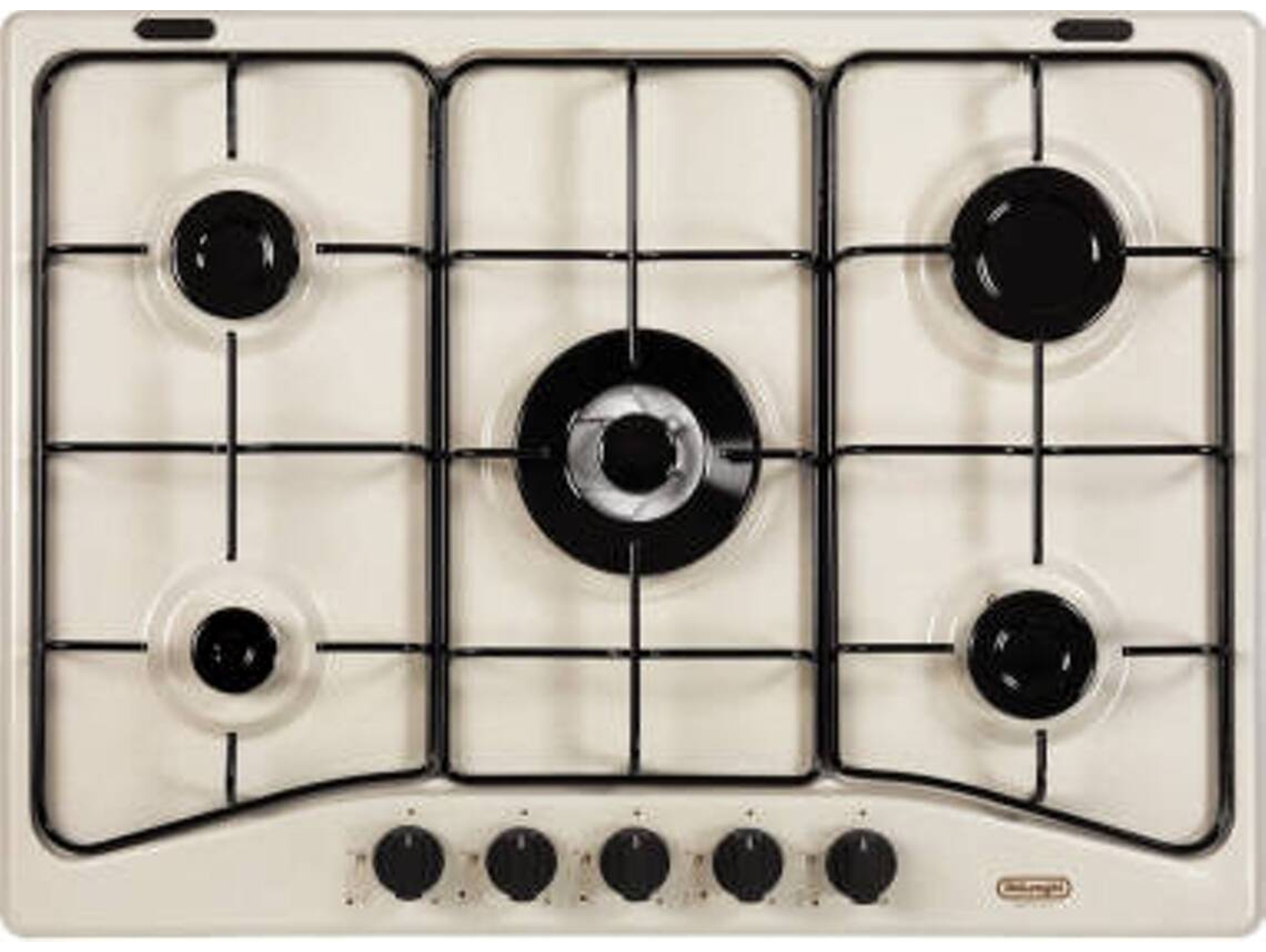 Placa de Gas DELONGHI SF 57 AVT (Gas Butano-propano - 68 cm - Negro)