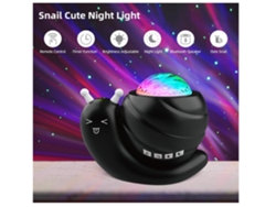 Proyector de estrellas, luz nocturna, aurora, galaxia, 4 en 1, caracol, luces nocturnas para niños, para dormitorio, con control remoto y altavoz de música, Vledary