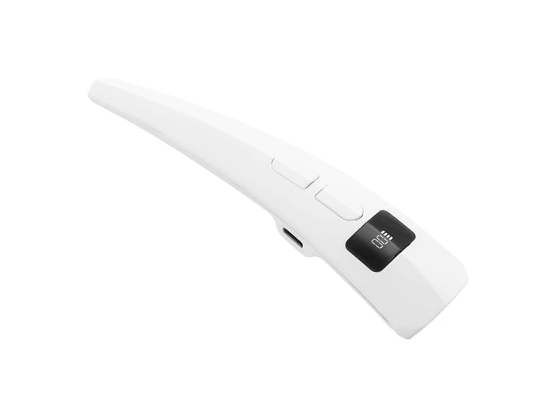 Lámpara UV portátil para uñas con pantalla LCD blanca para uso doméstico, en salones de belleza, viajes y como herramienta de pedicura GOKOCO