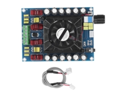 Placa De Amplificador De Potencia Digital Módulo Potenciómetro Estéreo 2 Canales Xha121