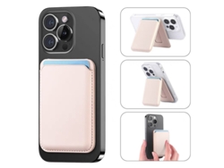 Cartera magnética para iPhone 13/14/15/16/17 Pro/Pro Max Rosa Hexinyigjly