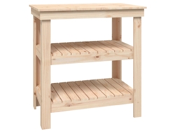 Maison Exclusive - Banco De Trabajo De Madera Maciza De Pino 78,5x50x80 Cm