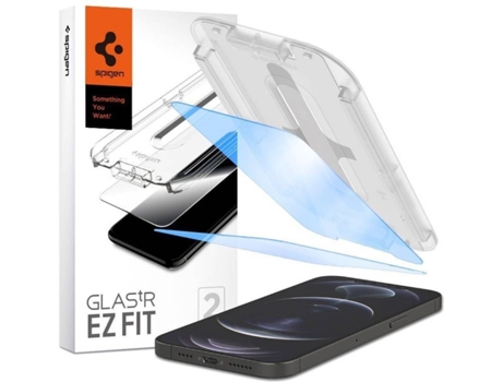 Kit 2 Protectores de Pantalla iPhone 13, 13 Pro SPIGEN 67 Transparente