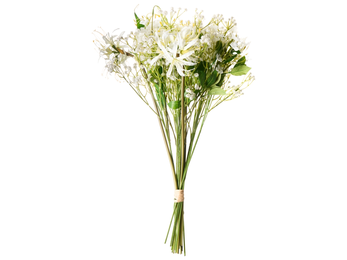 Ramo de flores artificiales Veiros 38 cm Blanco Beliani