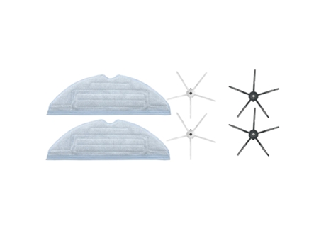 Cepillo Lateral de paño de mopa para Xiaomi Roborock T7 T7Plus S7, almohadillas de limpieza para aspiradora, pieza de Robot aspirador