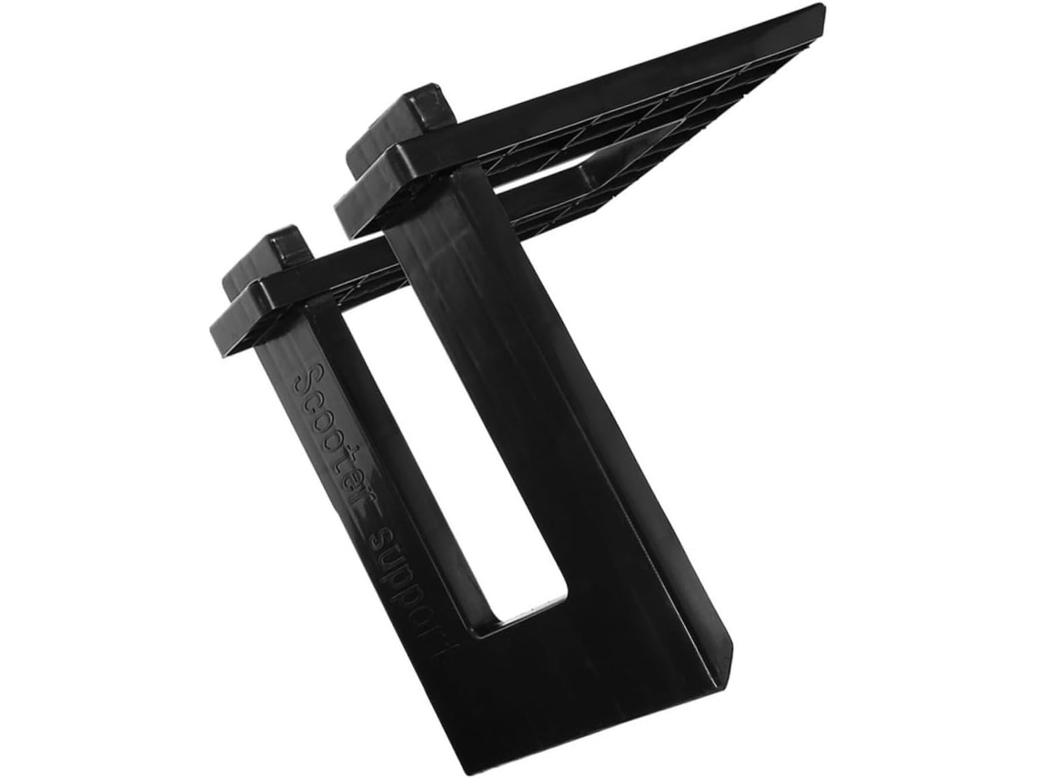 Soporte Patinetes Infantiles 12 Pulgadas Estaciona Patinete Forma Segura Construcción Robusta Negro Ajuste