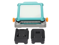 Linterna De Trabajo Led Inalámbrica Recargable De 60 W Y 3000 Lm Con 3 Modos, Compatible Con Bosch, Stanley, Milwaukee, Porte.