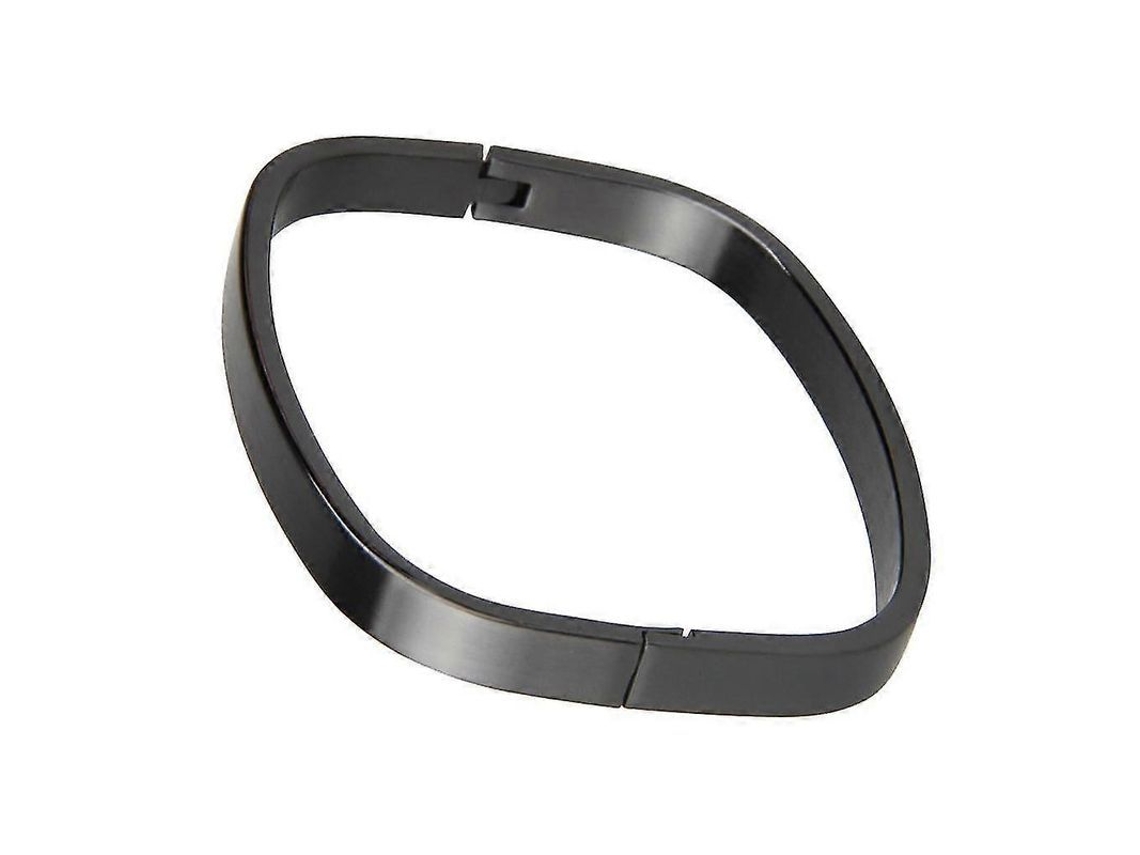 Pulsera De Pareja De Acero Inoxidable, Brazalete Cuadrado, Pulsera Dorada De 8 Mm