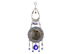 Colgante De Pared Islámico Azul Con El Ojo Turco, Amuleto Musulmán, Decoración Para El Hogar Y El Coche.