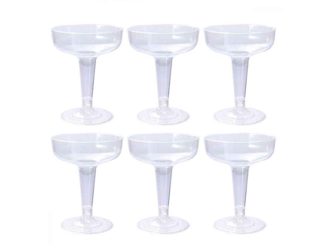 2026-8062-20 Vasos Desechables De Cóctel Transparentes De Plástico Para Fiestas Bodas Y Banquetes 8x8x12cm