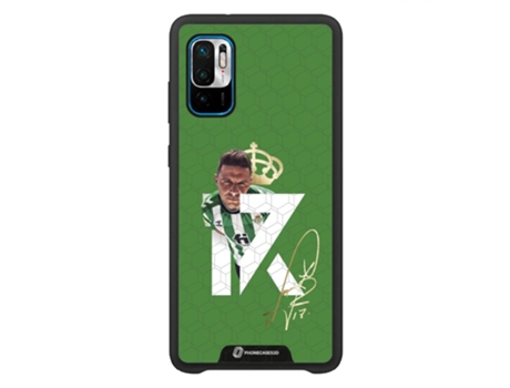 Funda Móvil Note Cn Oficial Real Betis Fc para Xiaomi Redmi Note 10 5G Cn PHONECASES3D Piel Sintética Negro
