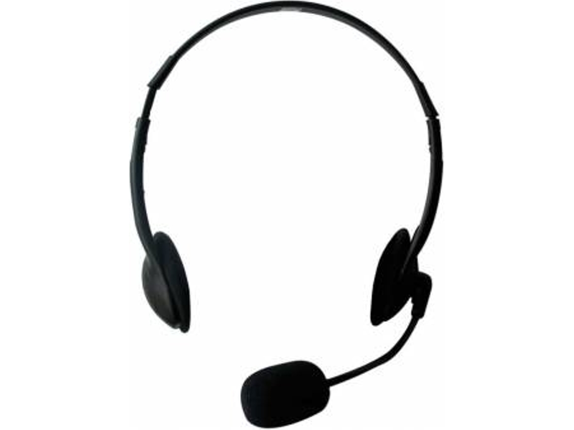 Auriculares Con Cable EWENT EW3563 (On Ear - Multiplataforma - Negro)