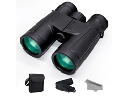 Binoculares 12x42 Para Adultos, Con Zoom Potente Y Visión Nocturna Reducida, Ideales Para Observar Estrellas, Viajar, Cazar Y Hacer Senderis