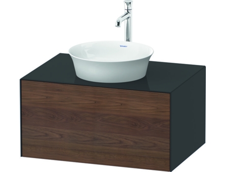 DURAVIT Tulip blanco, mueble de baño montado en la pared, ancho 800 x profundidad 550mm, con 1 extractor, con tecnología de punta, WT49750