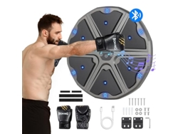 Todeco Music Boxing Machine Adulto Y Niños, 9 Modos De Velocidad Boxeador Musical Con Guantes De Boxeo, Bluetooth Y Recuento Inteligente, Orbicular
