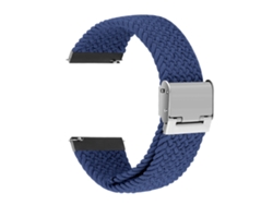 Correa Pulsera Trenzada Flexible para Garmin Forerunner 245 Music Azul