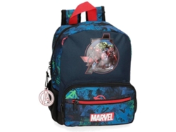 Mochila Escolar MARVEL Los Vengadores On The Warpath Azul (23x28x10 cm)