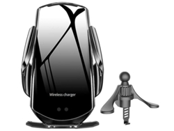 Cargador Carro Qi Fast Sensor Infravermelho Inteligente Yizhood Negro
