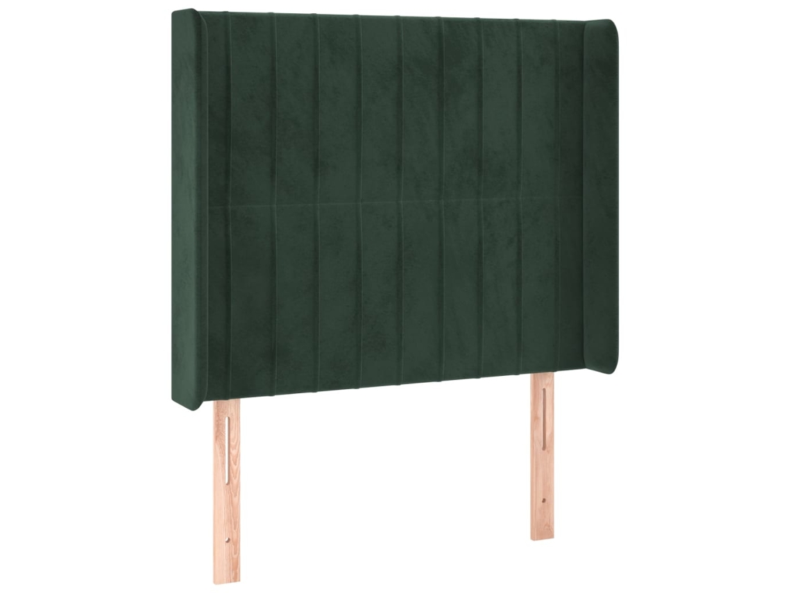 Cabecero VIDAXL Verde Terciopelo (103x16x128 cm )
