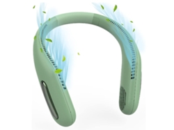 Ventilador de cuello sin aspas, recargable, portátil, de 3 velocidades, silencioso, personal, manos libres, USHION