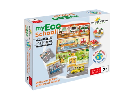 Puzzle ADVENTERRA GAMES My Eco School rompecabezas 12 pieza(s) Educación