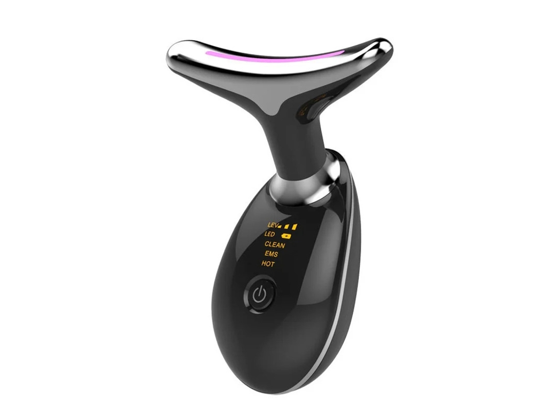 Terapia De Luz Massageador De Rosto E Pescoço Ferramenta De Massageador Facial Para Mulheres Massageador De Pescoço Facial De 7 Cores Fer Yizhood
