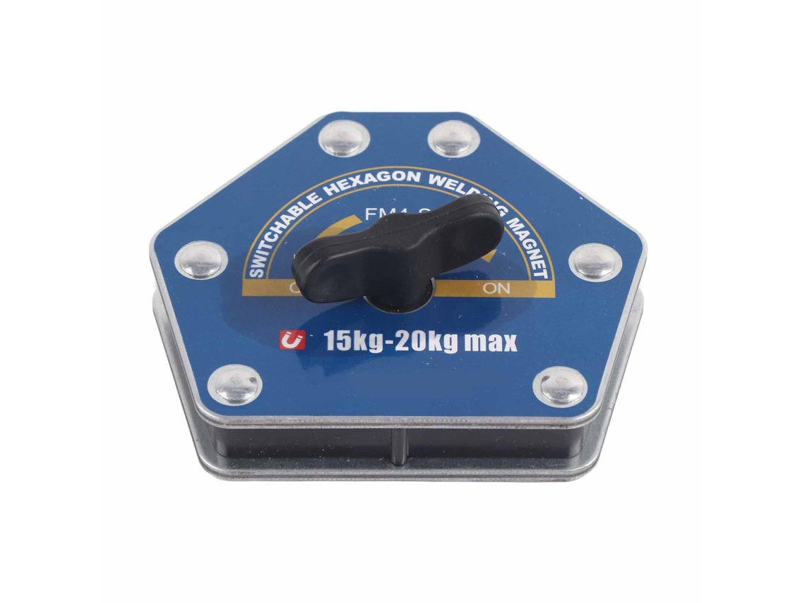 Localizador Magnético De Soldadura Hexagonal Cambiable Con Succión Fuerte De 15-20kg Multiángulo Fm4-s