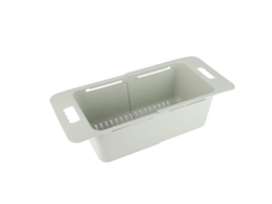 Cesta Ajustable Para Congelador Horizontal Con Divisor Profundo, Organizador De Pp Duradero Con Asa Verde.