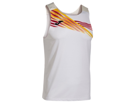 Camiseta sin Mangas de Hombre para Running JOMA Elite Blanco (2XL)