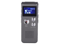 Grabador Vocal Grabador Vocal Numérique 32 Go Grabador Vocal Activé Par La Voix Enregistrement Facile Avec Deux Microphonesgray YEMAESRE