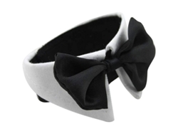 Collar Perro Con Corbata Ajustable Para Bodas Fiesta Gatito Conejo Talla S-m Negro