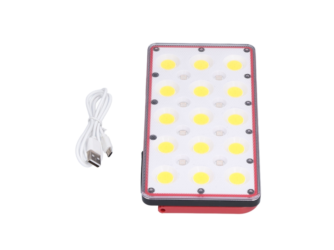 Lámpara Led Multifuncional Portátil Recargable Para Exteriores, Ideal Acampar Y Como De Mantenimient