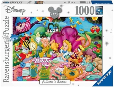 Puzzle RAVENSBURGUER Disney Collectors Edition: Alicia (Edad Mínima: 12 Años - 1000 Piezas)