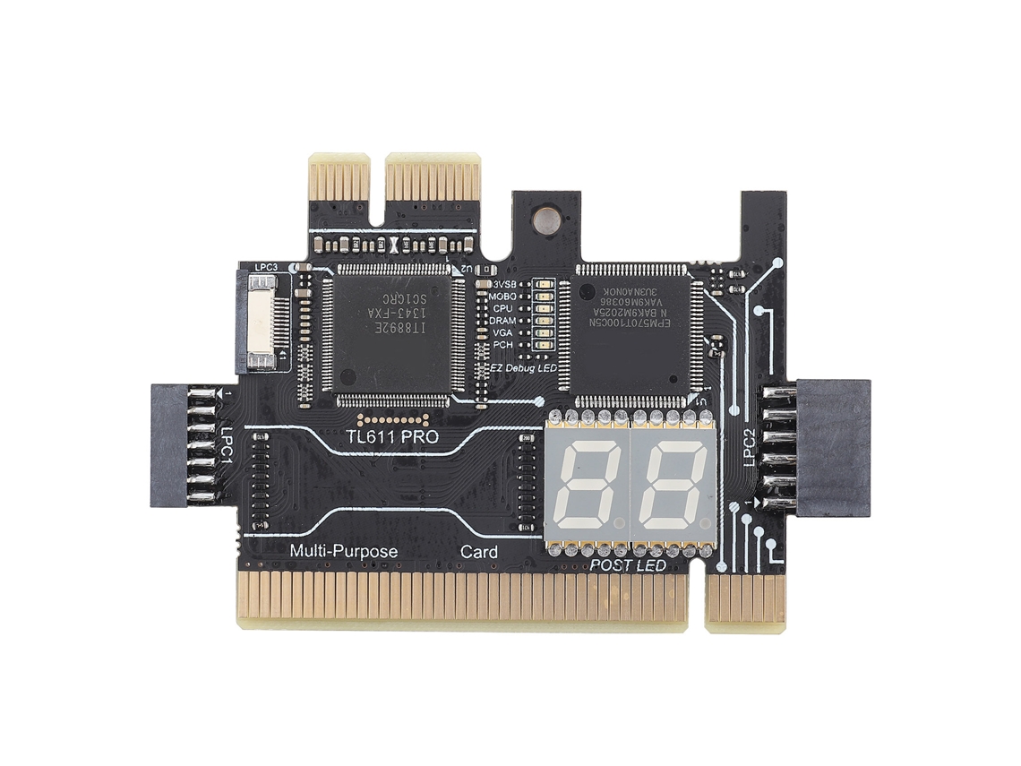 Tarjeta De Diagnóstico De Placa Base Pci/pcie/mini Pcie/lpc Analizador Probador Para Portátil Y Escritorio