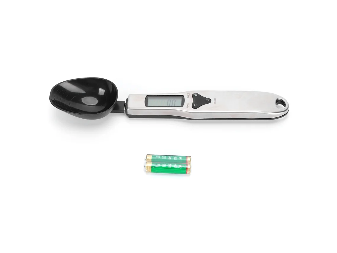 Cuchara Medidora Digital Pequeña De Acero Inoxidable Con Escala De 500 G/0,1 G Para Cocina.