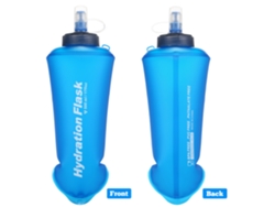 Botella De Agua Plegable De Tpu De 500 Ml Para Correr, Andar En Bicicleta, Hacer Senderismo Y Escalar, Con Boquilla Suave Y Tapa A Prueba De Polvo.