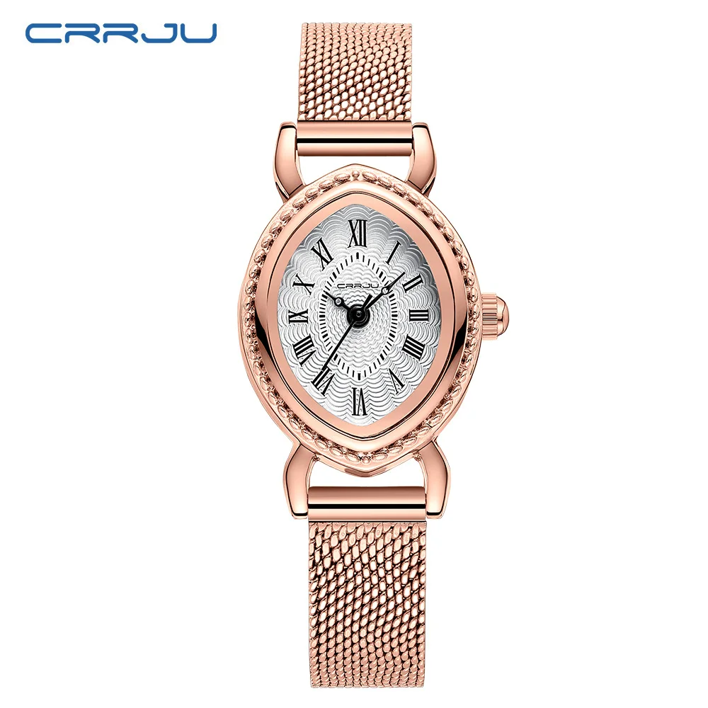 Reloj De Acero Inoxidable Para Mujer, Reloj De Pulsera, Reloj De Vestir Elegante Y Sencillo.