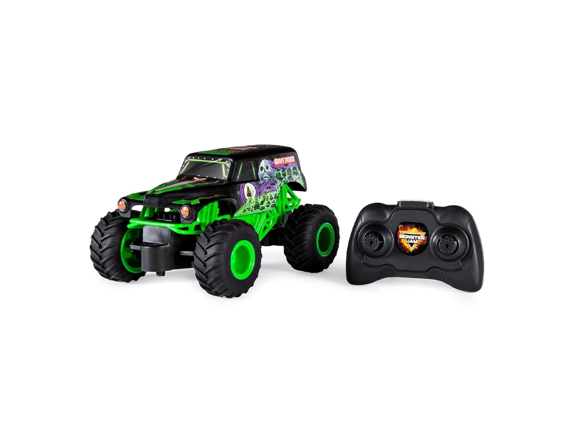 Monster Jam Camioneta teledirigida Grave Digger con RC 1:24