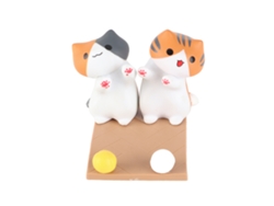 Soporte Para Celular De Pvc Con Diseño De Gato Adorable - Seguro Y Versátil - Soporte De Escritorio - Accesorio Para Celular Con Diseño De Animal De Dibujos Animados