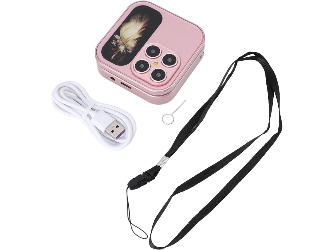Teléfono Móvil Plegable 2g Pequeño Para Personas Mayores Con Doble Tarjeta Nano Sim Y Radio Fm.