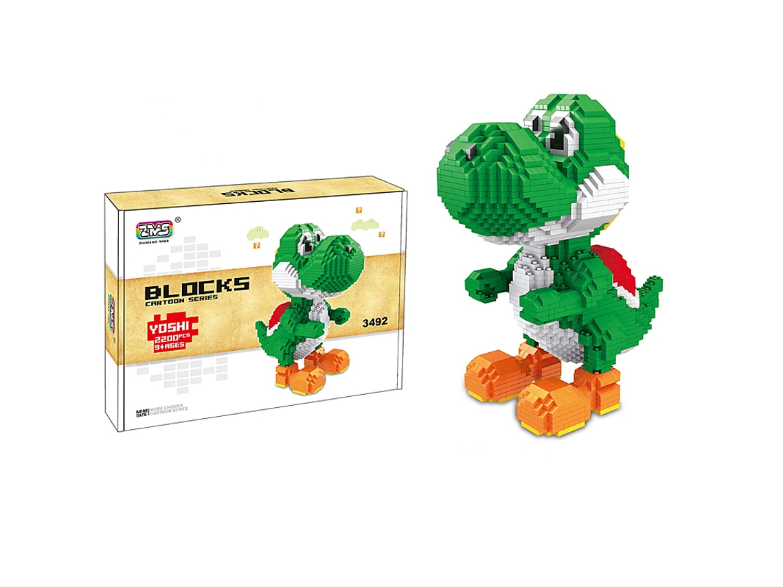 (estilo 1) Bloques De Construcción De Yoshi En Miniatura, Modelo De Ensamblaje Diy, Juguete Educativo, Juego Para Aliviar El Estrés