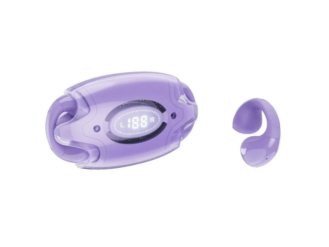 Auriculares Abiertos Inalámbricos Bluetooth Con Clip Para La Oreja, Resistentes Al Sudor Y Con Carga Yizhood