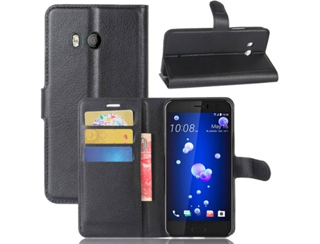 Carcasa HTC U11 Multi4you Libro Cartera Negro