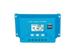 Controlador De Carga Solar Inteligente Con Pantalla Lcd, 10 A, Protección Contra Reflujo Y Usb Para Uso Industrial, 12 V/24 V