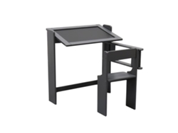 WELLHOME - Pupitre Pizarra Plegable Color Gris