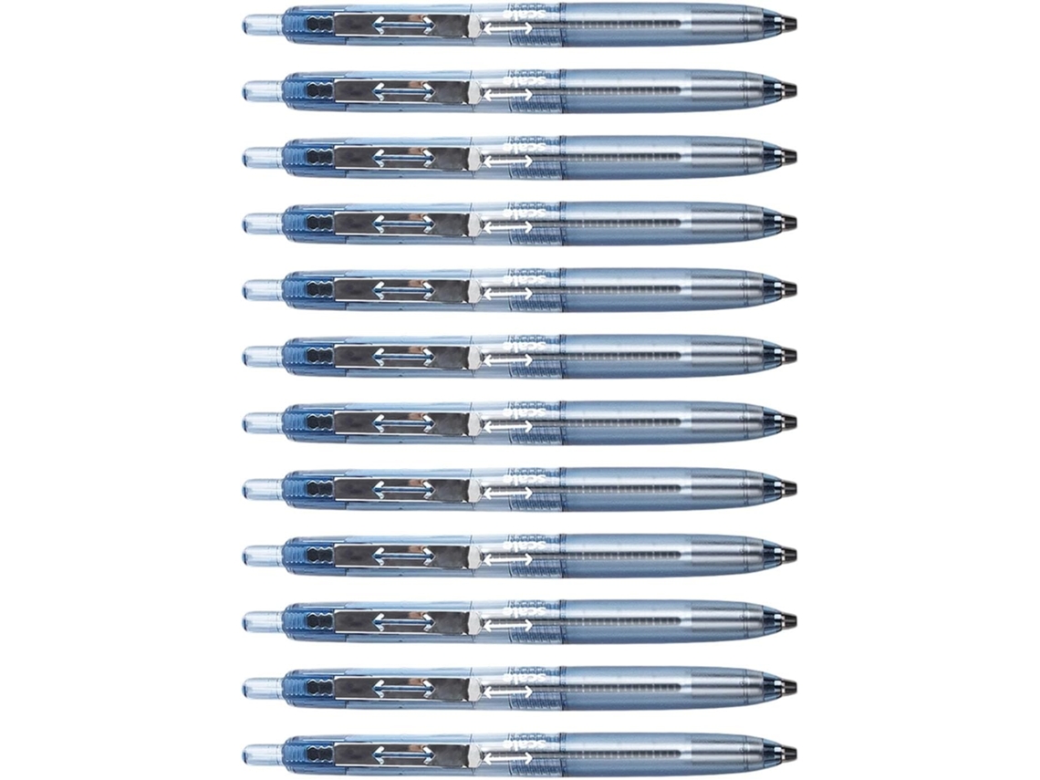 Paquete De 12 Bolígrafos De Gel Retráctiles Con Agarre Ergonómico - Punta De 0,5 Mm