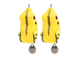 2 Unidades De Cebo Artificial De Rana Con Lentejuelas De 5,5 Cm/24 G, Cebo De Pesca Duro Con Anzuelo, Accesorio De Pesca N.° 5
